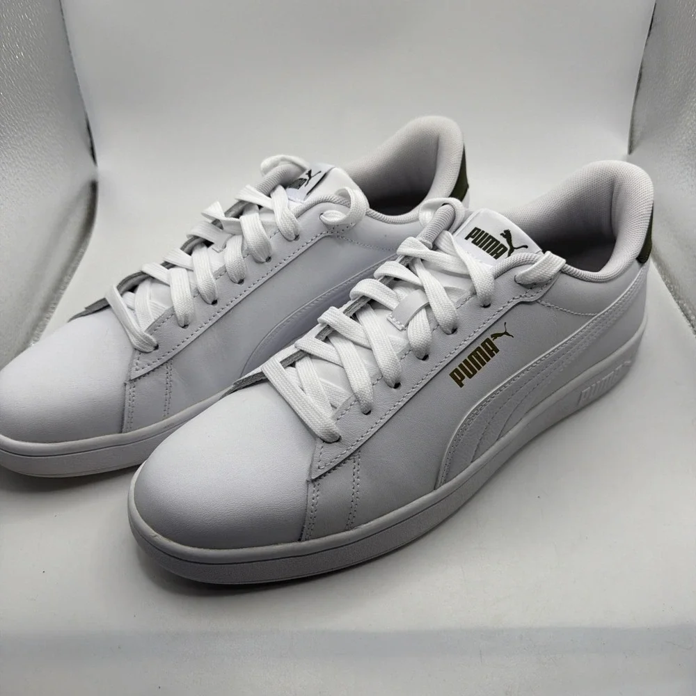 Puma Ace Court Sneakers White&Green Men's SoftFoam+ Size 11 - Picture 4 of 11